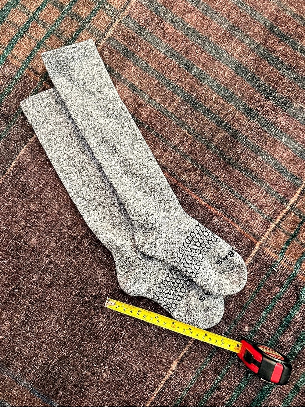Bombas Heather Grey Compression Socks
